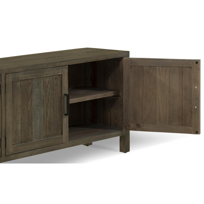 Bahut Bois Marron 220 x 40 x 68cm