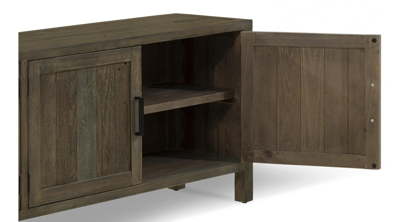 Bahut Bois Marron 220 x 40 x 68cm