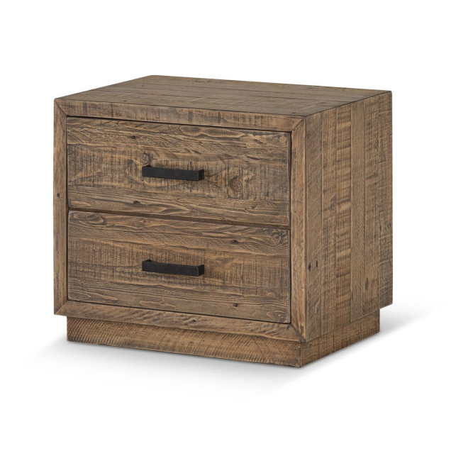 Table de Chevet Bois Marron 61x40x53cm