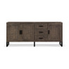 Bahut Bois Marron 200 x 45 x 85cm
