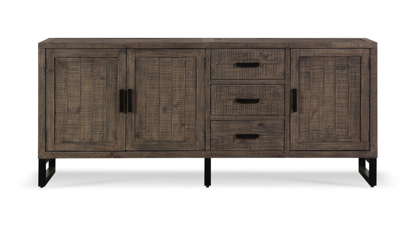 Truhe Holz Braun 200 x 45 x 85cm