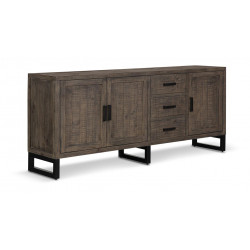 Bahut Bois Marron 200 x 45 x 85cm