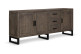 Truhe Holz Braun 200x45x85cm