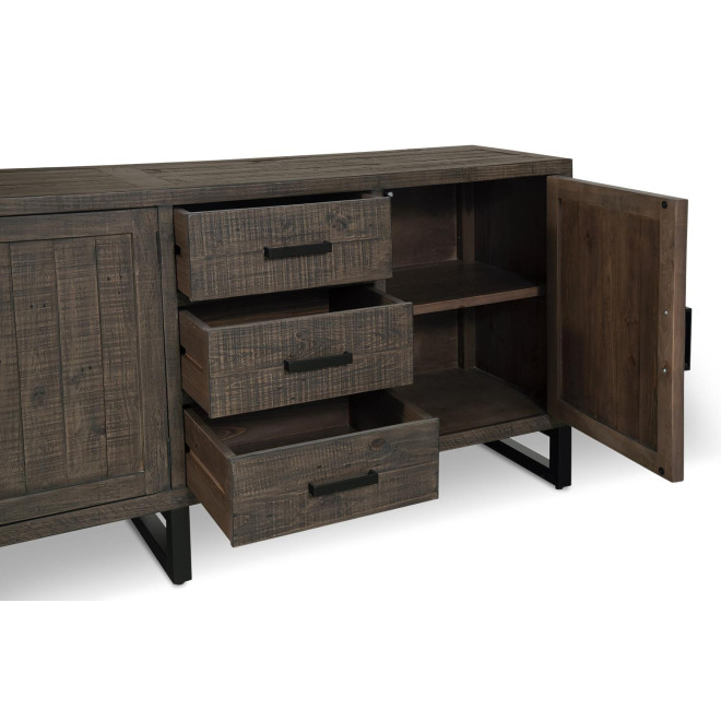 Truhe Holz Braun 200 x 45 x 85cm
