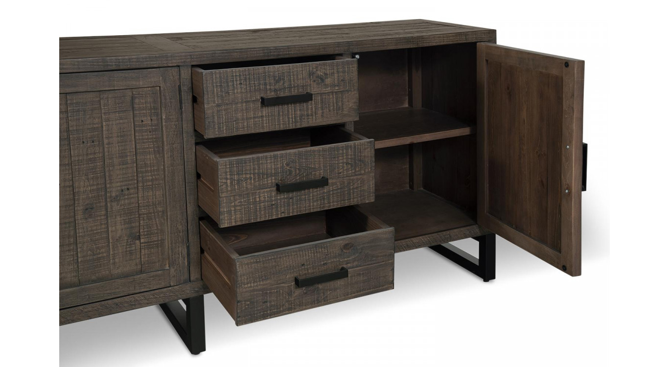 Truhe Holz Braun 200 x 45 x 85cm