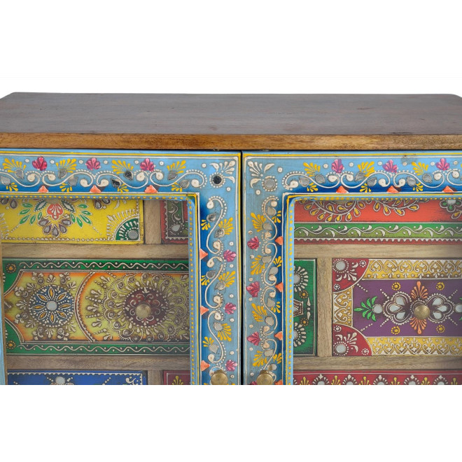 Anrichte mit 7 Schubladen Holz Mehrfarbig 60x30x62cm