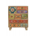 Chiffonnier 9 Schubladen Holz Mehrfarbig 52x30x63cm