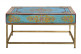 Tavolino 1 cassetto Legno, metallo Multicolore 90x60x46cm