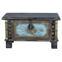 Wooden Chest, Bronze Multicolor 80x40x45cm