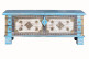 Truhe Holz, Bronze Mehrfarbig 116x40x45cm