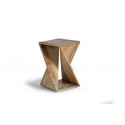 Sgabello in legno marrone 35x35x57cm