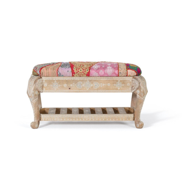 Banc Bois Marron 90x38x45cm
