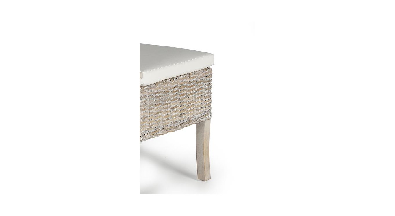 Chaise Bois Gris 47x58x100cm
