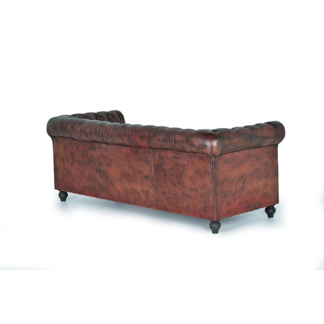 Canapé Cuir Marron 200x86x72cm