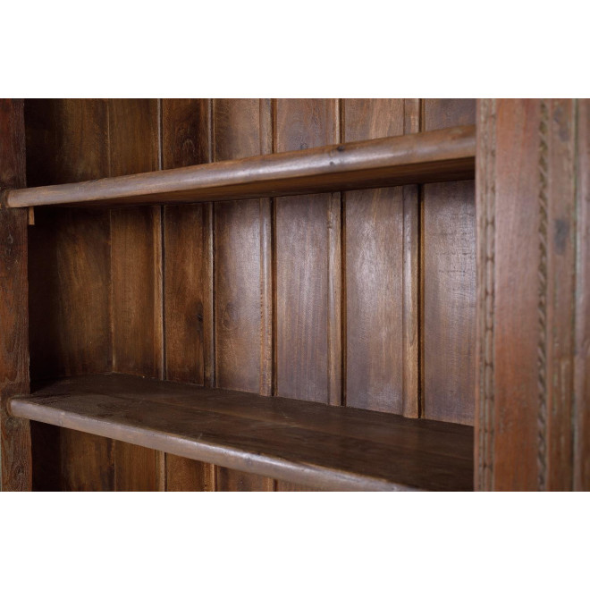 Bücherregal Holz Braun 142x56x222cm