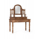 Comò a 5 cassetti in legno marrone 120x60x165cm