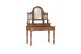 Coiffeuse 5 Tiroirs Bois Marron 120x60x165cm