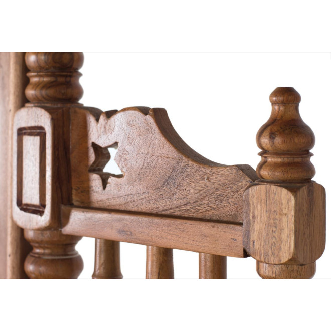 Coiffeuse 5 Tiroirs Bois Marron 120x60x165cm