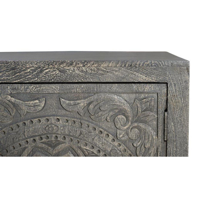 Sideboard Holz Grau 172x43x82cm