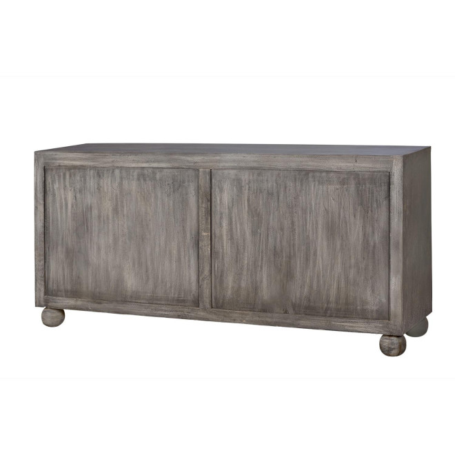 Sideboard Holz Grau 172x43x82cm