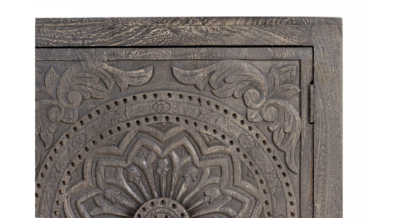 Sideboard Holz Grau 172x43x82cm