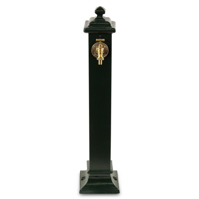 Fontaine de Jardin Métal Vert 18.5x18.5x85.5cm