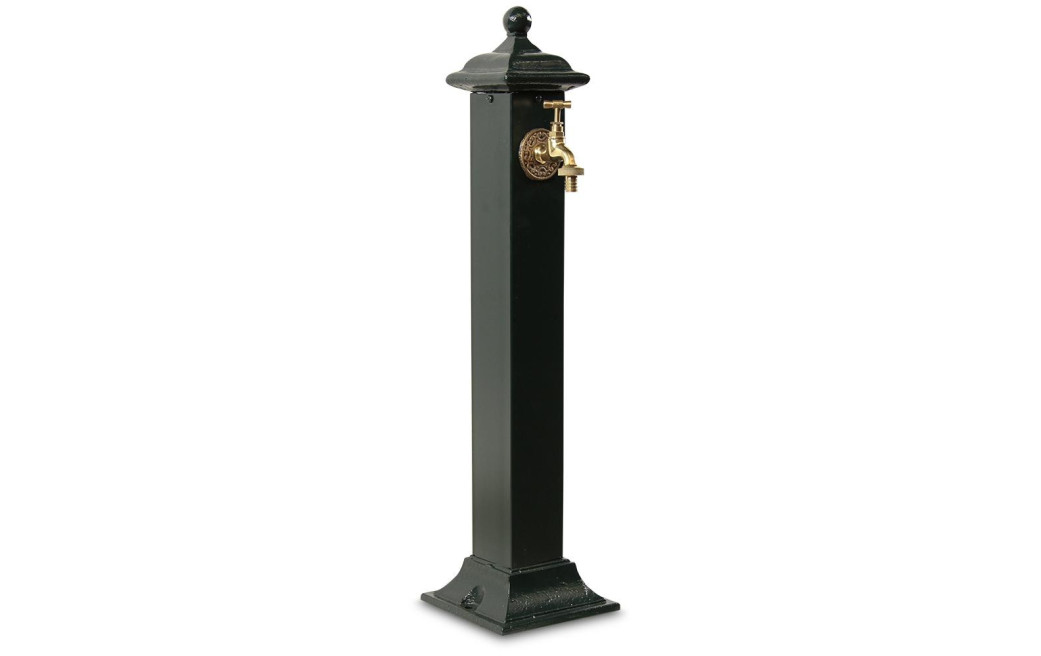 Fontaine de Jardin Métal Vert 17.5x17.5x71cm