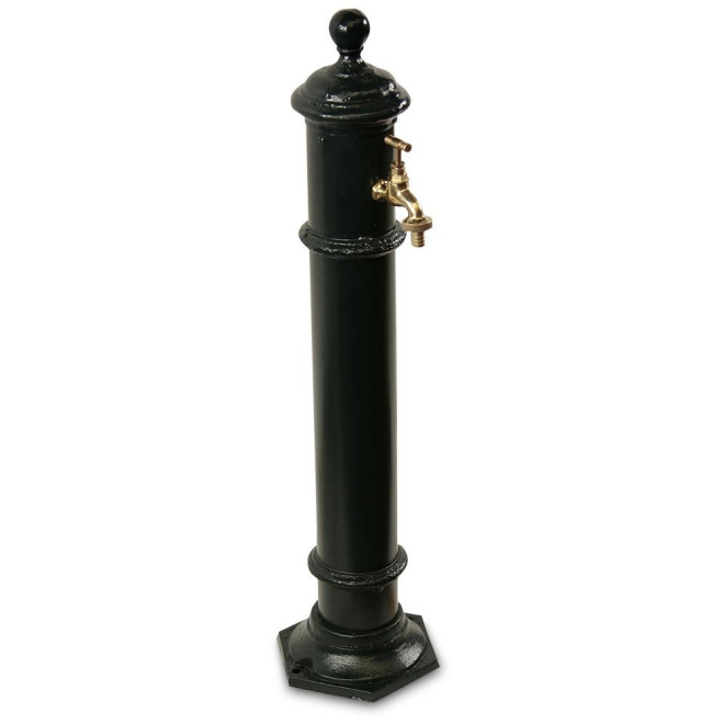 Gartenbrunnen Metall Grün 17x19x73cm