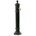 Gartenbrunnen Metall Grün 17x19x73cm