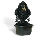 Fuente de jardín de aluminio verde 34.5x18x58.5cm