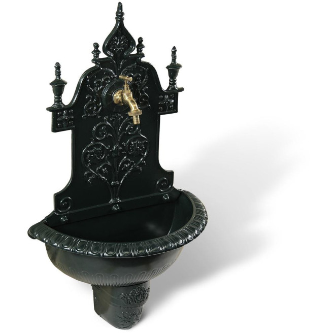 Fontaine de Jardin Aluminium Vert 44x22.5x77.5cm
