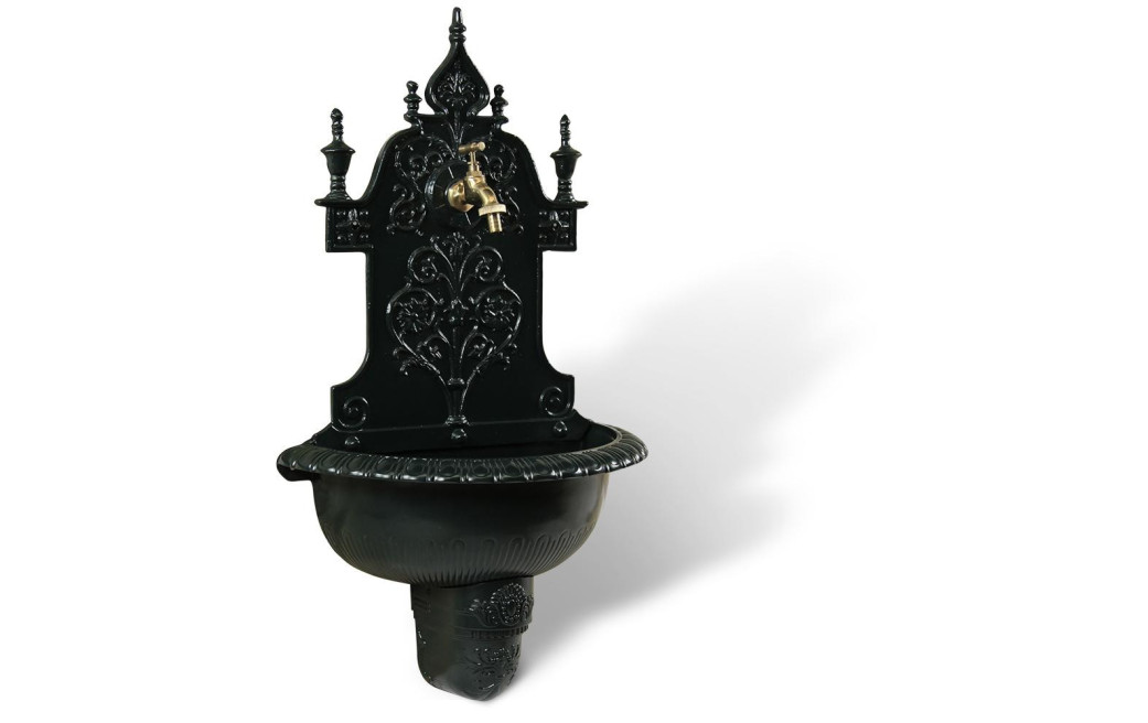 Fontaine de Jardin Aluminium Vert 44x22.5x77.5cm