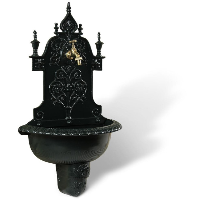 Fontaine de Jardin Aluminium Vert 44x22.5x77.5cm