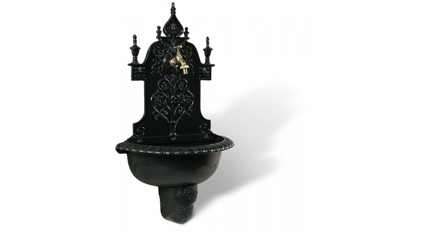 Fontaine de Jardin Aluminium Vert 44x22.5x77.5cm