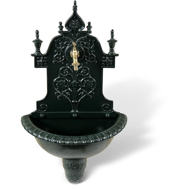 Fontaine de Jardin Aluminium Vert 44x22.5x77.5cm