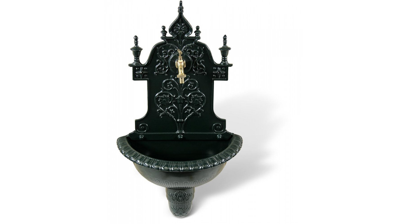 Fontaine de Jardin Aluminium Vert 44x22.5x77.5cm