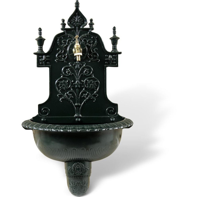 Fontaine de Jardin Aluminium Vert 44x22.5x77.5cm