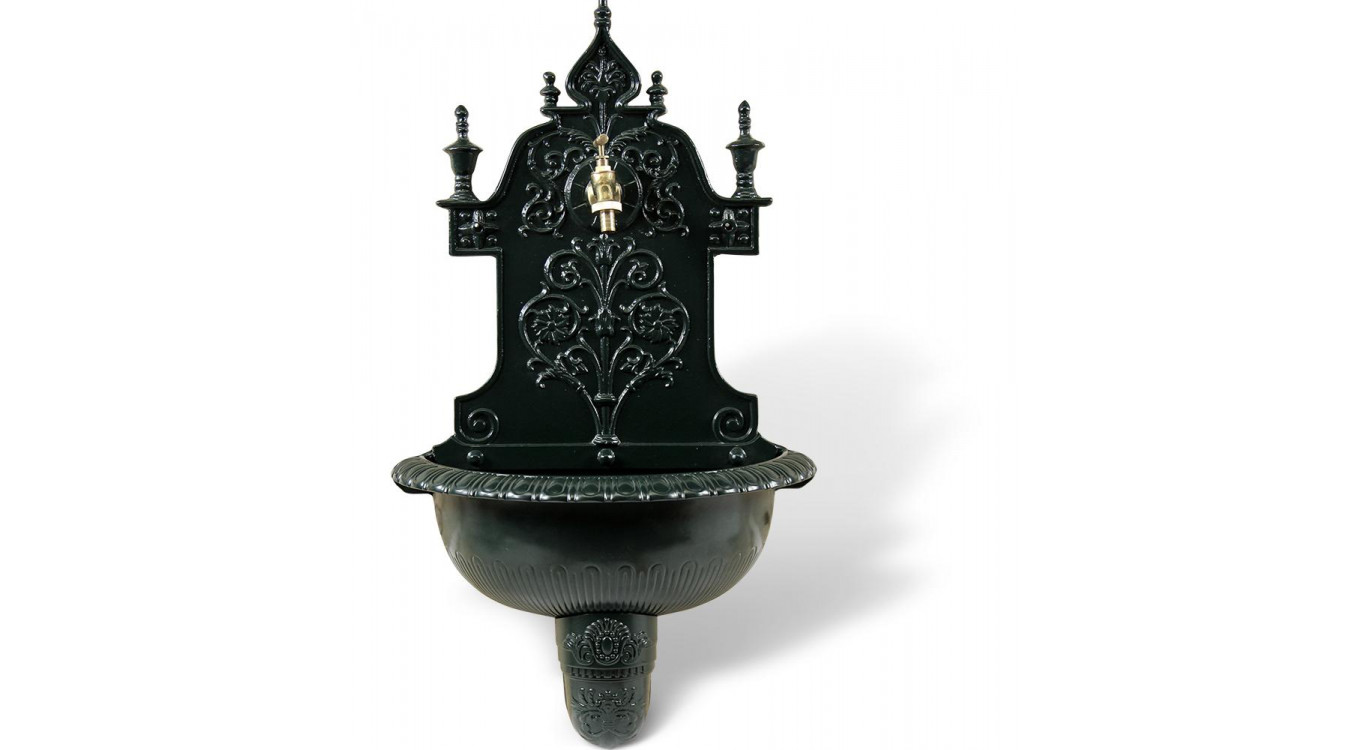 Fontaine de Jardin Aluminium Vert 44x22.5x77.5cm