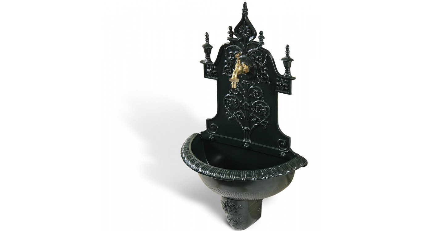Fontaine de Jardin Aluminium Vert 44x22.5x77.5cm