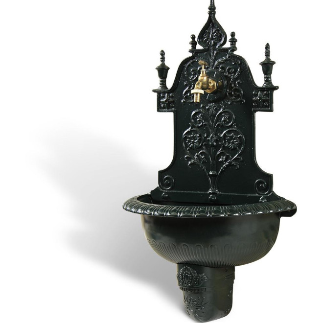 Fontaine de Jardin Aluminium Vert 44x22.5x77.5cm