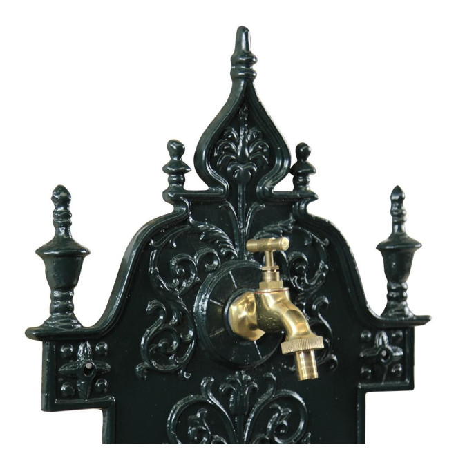 Fontaine de Jardin Aluminium Vert 44x22.5x77.5cm