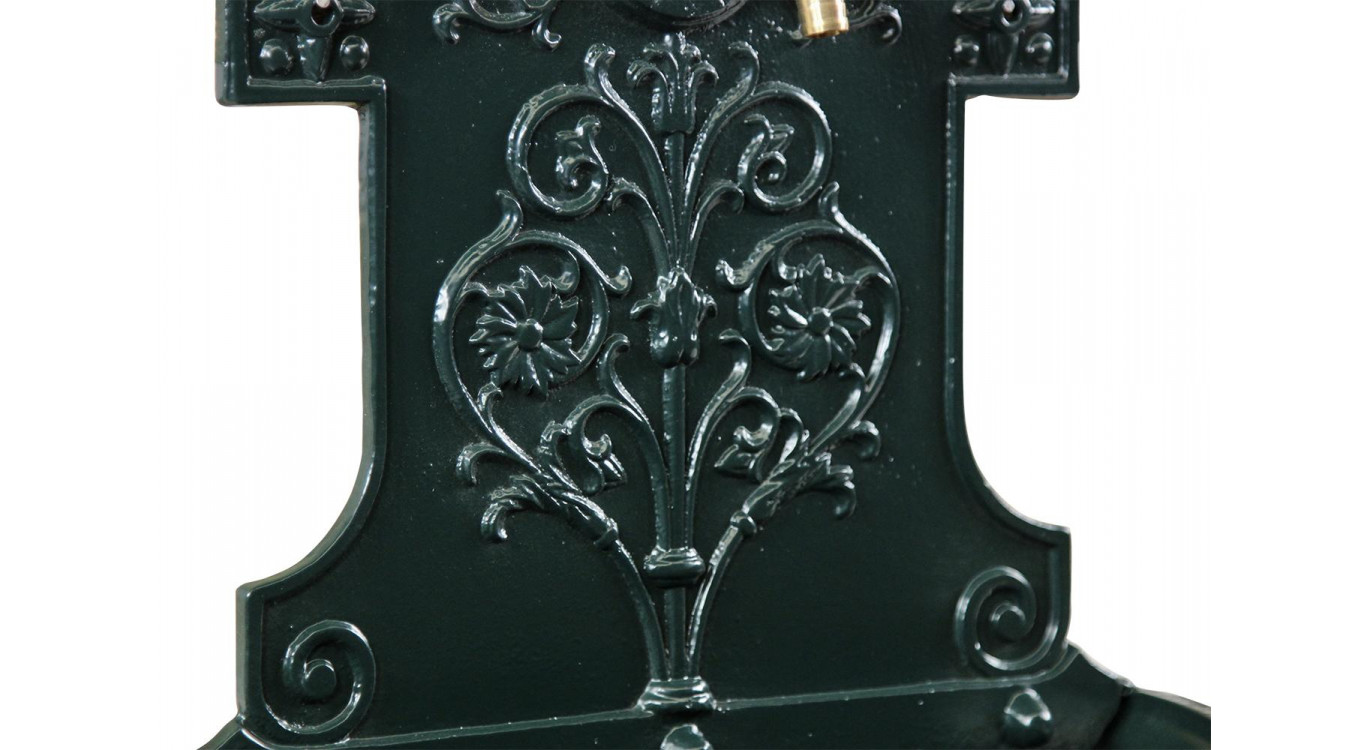 Fontaine de Jardin Aluminium Vert 44x22.5x77.5cm