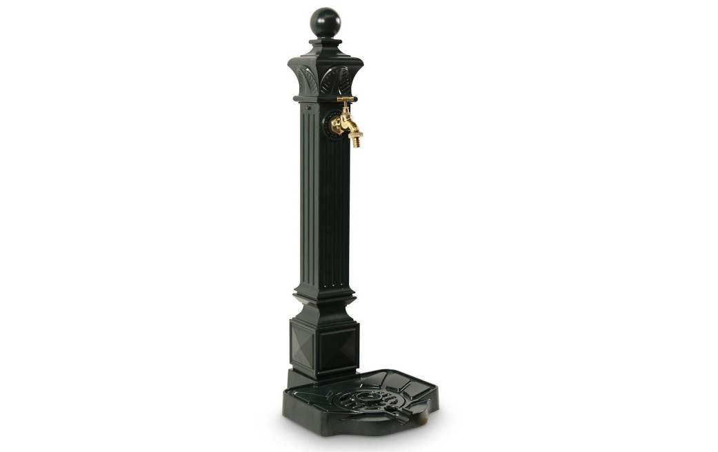 Gartenbrunnen Aluminium Grün 29x33x81cm