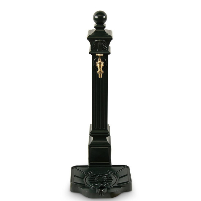 Gartenbrunnen Aluminium Grün 29x33x81cm