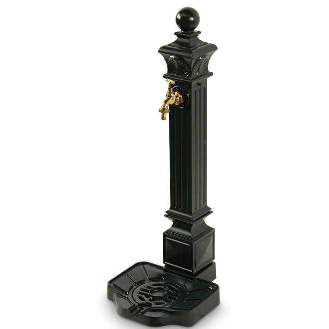 Gartenbrunnen Aluminium Grün 29x33x81cm