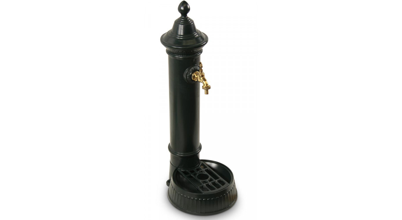 Fontaine de Jardin Aluminium Vert 26x32x72cm
