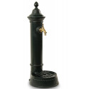 Gartenbrunnen Aluminium Grün 26x32x72cm