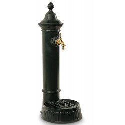 Fontaine de Jardin Aluminium Vert 26x32x72cm