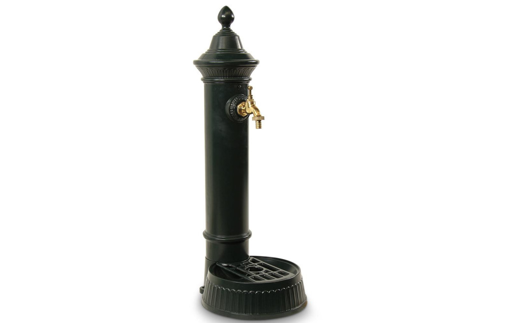 Fontaine de Jardin Aluminium Vert 26x32x72cm