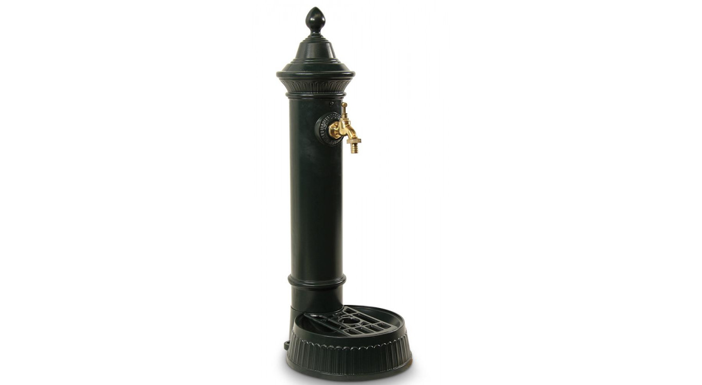 Fontaine de Jardin Aluminium Vert 26x32x72cm